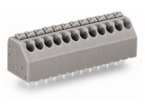 Клемма печатной платы WAGO 250-106/000-023, 6 pin, 0.2мм²-1.5мм², 160В, 8А, CS: 3.5мм, (1 шт)