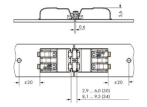 Соединительный элемент WAGO 2061-902/034-000, (1 шт)