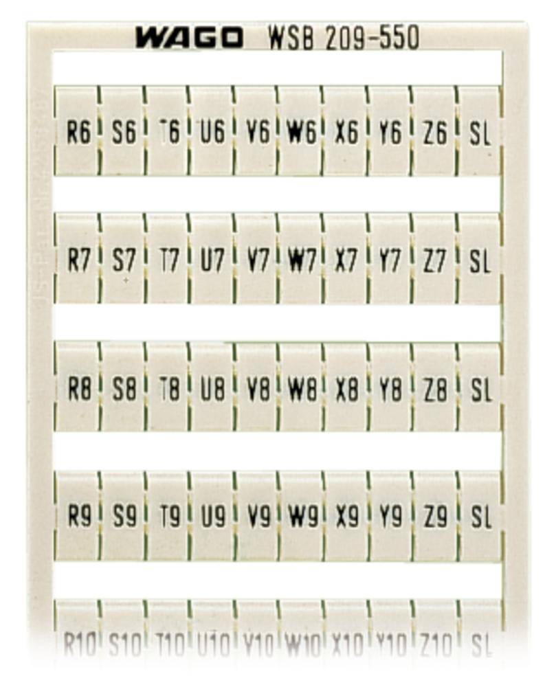 Этикетка WAGO 209-550, (5 шт)
