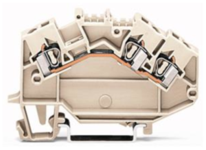 Проходная клеммная колодка WAGO 780-993, 1 pin, 0.2мм²-2.5мм², 750В, 23А, (1 шт)