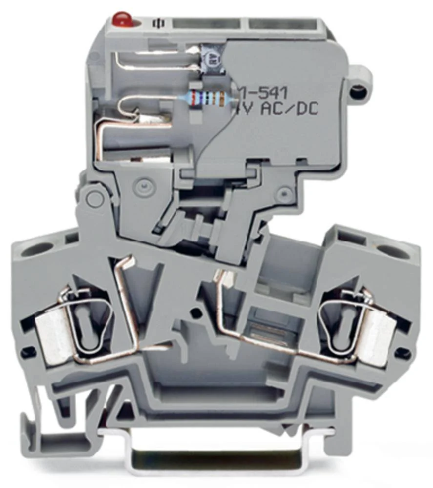 Клемма предохранителя WAGO 281-612/281-542, 2 pin, 0.08мм² - 4мм², 800В, 10А, конф: L, (50 шт)