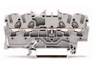 Проходная клеммная колодка WAGO 2001-1406, 1 pin, 0.25мм²-2.5мм², 550В, 18А, (1 шт)