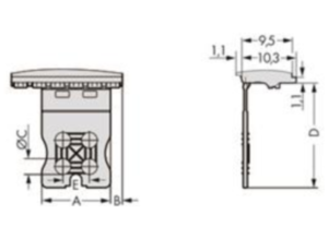 Гнездовой разъем WAGO 2091-1358/000-1000, 8 pin, 160В, 10А, CS: 3.5мм, (1 шт)