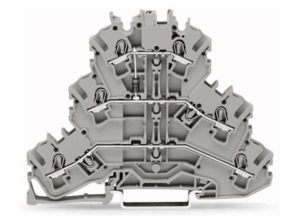 Трехуровневая диодная клемма WAGO 2002-3211/1000-410, 3 pin, 0.75мм²-4.0мм², 250В, 0.5А, (1 шт)