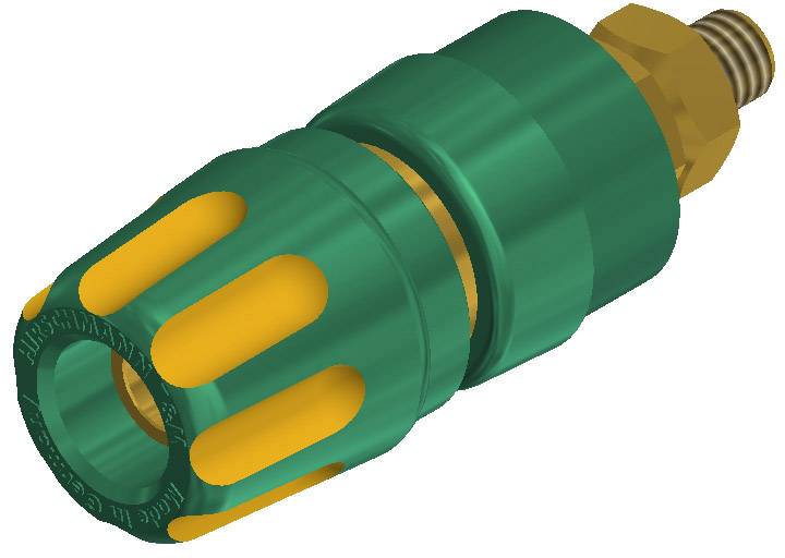 930103788, SKS-HIRSCHMANN PKI 10 A Au - Полюсный зажим, 35 А, желто-зеленый : 1 шт.