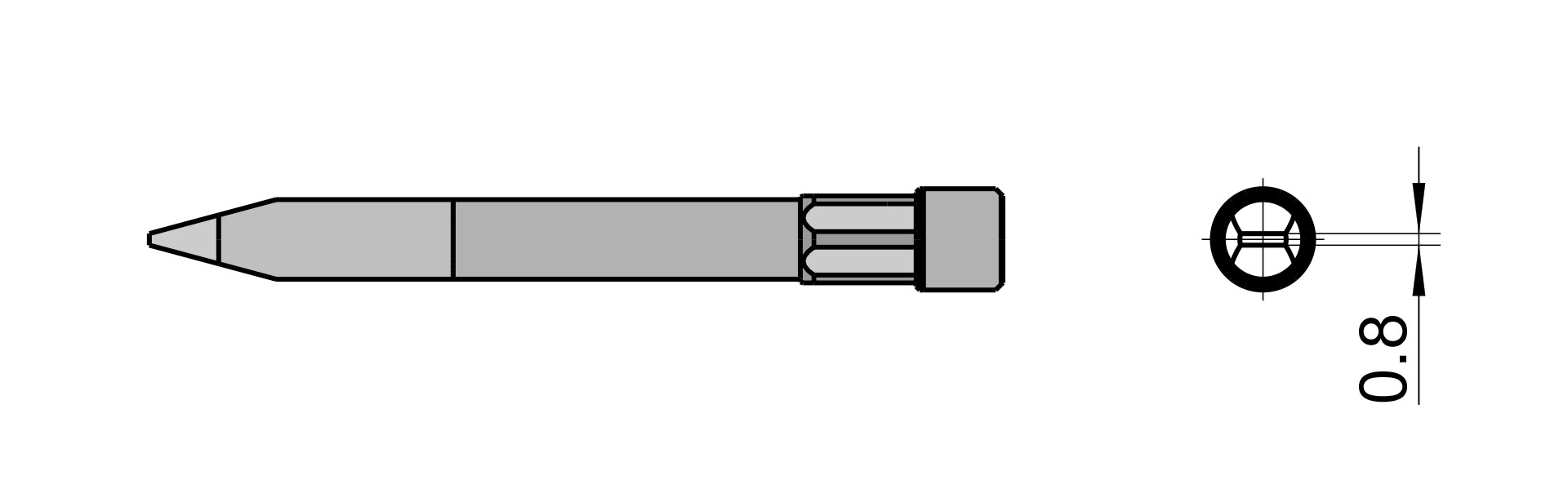 Паяльное жало Weller THM D 