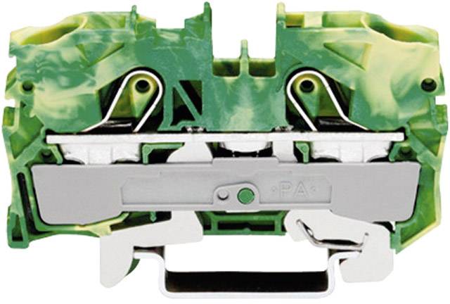 PG клемма WAGO 2010-1207, 2 pin, 0.50мм² - 16мм², 57А, конф: Terre, (1 шт)