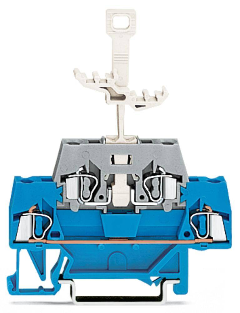 Двухуровневая клемма WAGO 280-525, 4 pin, 0.08мм² - 2.50мм², 400В, 10А, (50 шт)