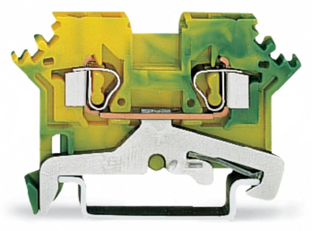 PG клемма WAGO 280-607/999-950, 2 pin, 0.20мм² - 2.50мм², конф: Terre, (100 шт)