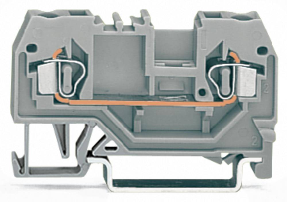 Клемма WAGO 280-901, 2 pin, 0.08мм² - 2.50мм², 800В, 24А, конф: L, (100 шт)