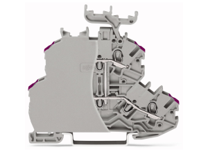 Двухуровневый клеммный блок WAGO 2000-2208/099-000, 2 pin, 0.14мм²-1.5мм², 800В, 13.5А, (1 шт)