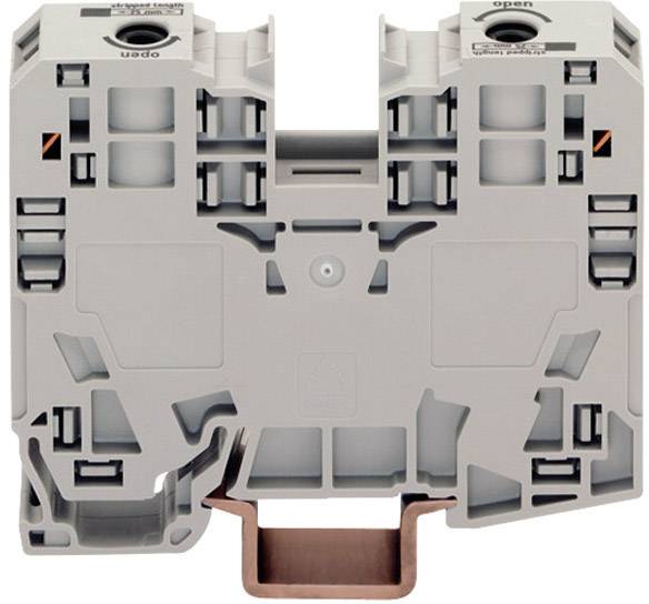 Клемма WAGO 285-135, 2 pin, 6мм² - 35мм², 1000В, 125А, конф: L, (1 шт)