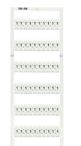 Маркерная карта WAGO 793-518, (1 шт)