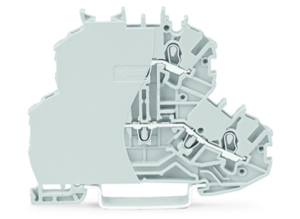 Двухуровневый клеммный блок WAGO 2000-2202/099-000, 2 pin, 0.14мм²-1.5мм², 800В, 13.5А, (1 шт)
