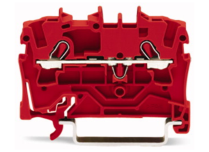 Проходная клеммная колодка WAGO 2002-1203, 1 pin, 0.25мм²-2.5мм², 550В, 24А, (1 шт)