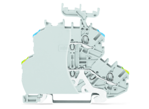 Двухуровневый клеммный блок WAGO 2000-2257/099-000, 2 pin, 0.14мм²-1.5мм², 800В, 13.5А, (1 шт)