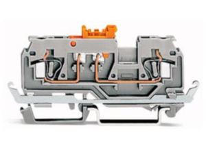 Клеммная колодка с размыкателем WAGO 280-871, 2 pin, 0.08мм²-2.5мм², 250В, 16А, (1 шт)