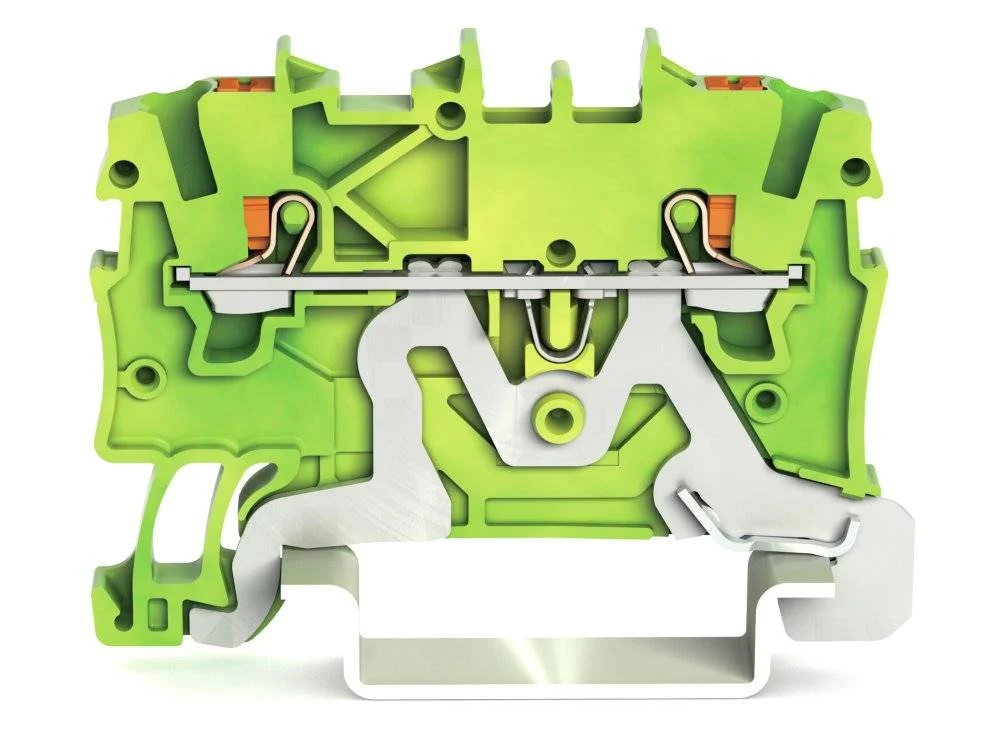 PG клемма WAGO 2200-1207, 2 pin, 0.14мм² - 1.50мм², 13.5А, (100 шт)
