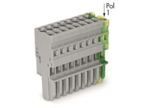 Внутренний разъём WAGO 769-109/000-036, 9 pin, 0.08мм²-4.0мм², 500В, 32А, CS: 5мм, (1 шт)