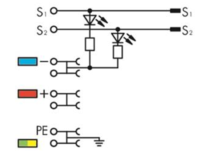 Клемма инициатора WAGO 2020-5417/1102-950-1.0мм², 300В, 13.5А, (1 шт)