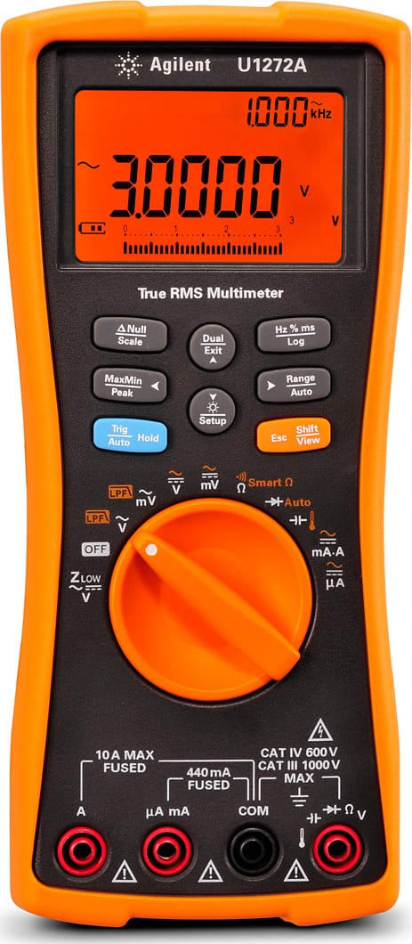 Ручной цифровой мультиметр Keysight U1272A 