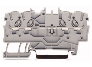 Проходная клеммная колодка WAGO 2000-1403, 1 pin, 0.14мм²-1.5мм², 550В, 13.5А, (1 шт)