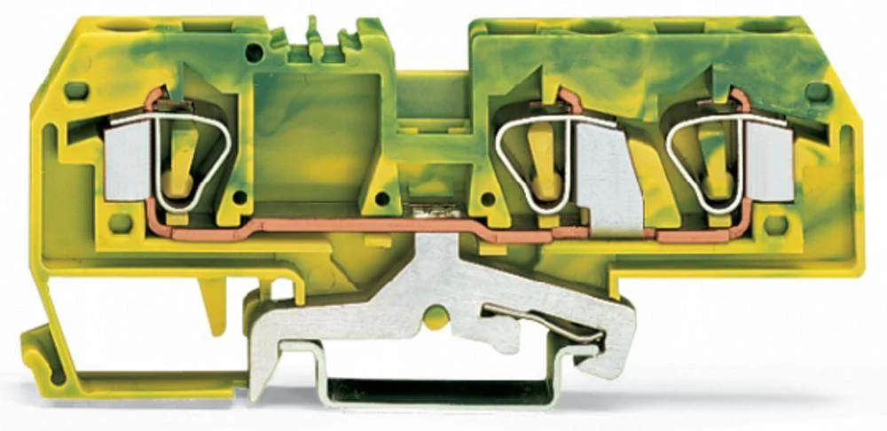 PG клемма WAGO 282-687, 3 pin, 0.20мм² - 6мм², 41А, конф: Terre, (25 шт)