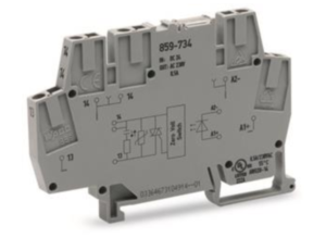 Клемма оптопары WAGO 859-734, 0.08мм²-2.5мм², 300В, (1 шт)
