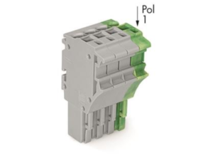 Внутренний разъём WAGO 2022-104/000-036, 4 pin, 0.75мм²-4.0мм², 690В, 24А, CS: 5.2мм, (1 шт)