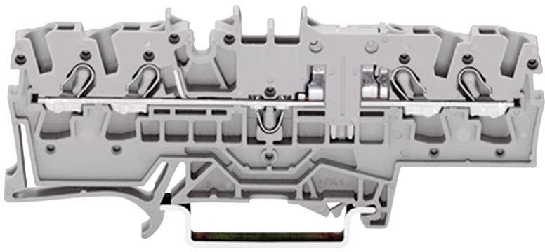 Клемма WAGO 2002-1801, 4 pin, 0.25мм² - 4мм², 400В, 16А, конф: L, (1 шт)