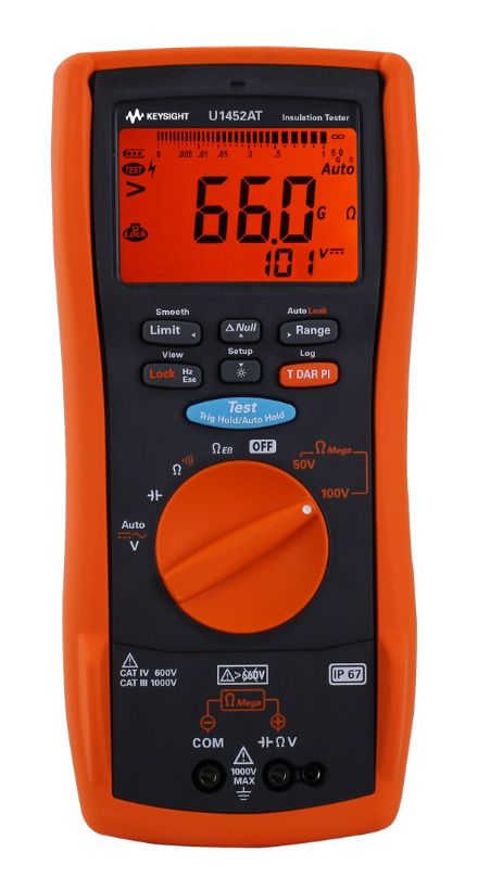 Измеритель сопротивления изоляции для телекоммуникационных систем Keysight U1452AT 