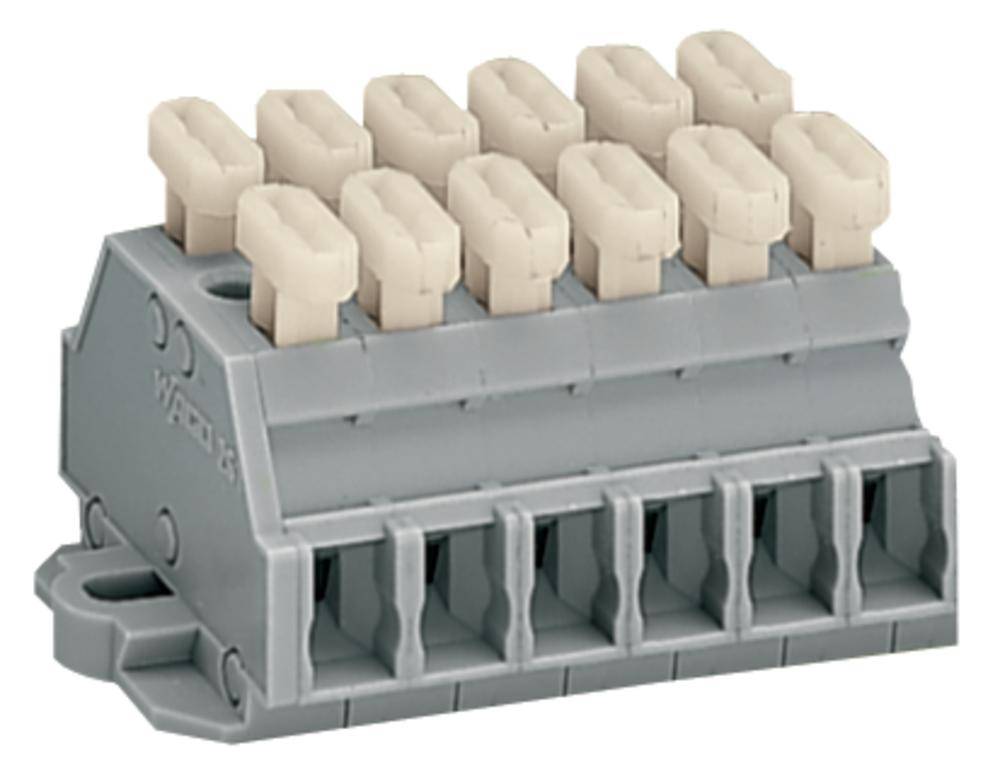 Клеммная колодка WAGO 261-426/341-000, 12 pin, 0.08мм² - 2.50мм², 500В, 24А, конф: L, (50 шт)