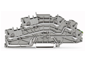 Многоуровневая монтажная клеммная колодка WAGO 2003-6645, 3 pin, 0.25мм²-2.5мм², 250В, 24А, (1 шт)
