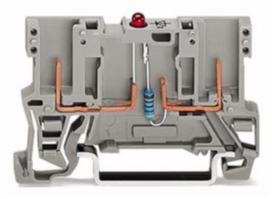 Светодиодная клемма WAGO 769-229/281-434, 24В, 0.025А, (1 шт)