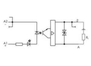 Клемма оптопары WAGO 859-744, 0.08мм²-2.5мм², 300В, 30А, (1 шт)