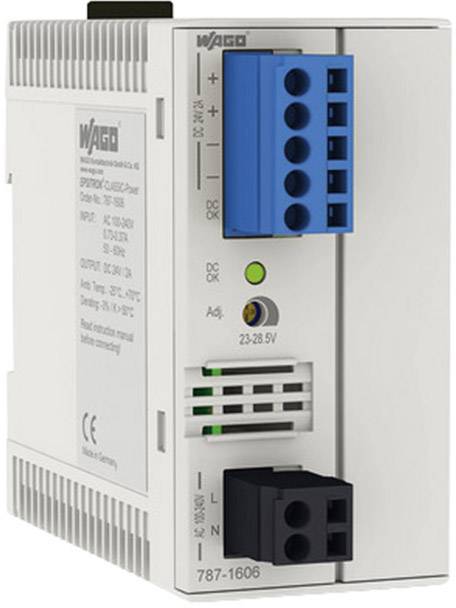 Блок питания на DIN-рейке WAGO 787-1606 