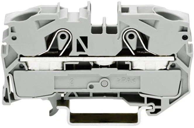 PG клемма WAGO 2016-1207, 2 pin, 0.50мм² - 24мм², 76А, конф: Terre, (1 шт)