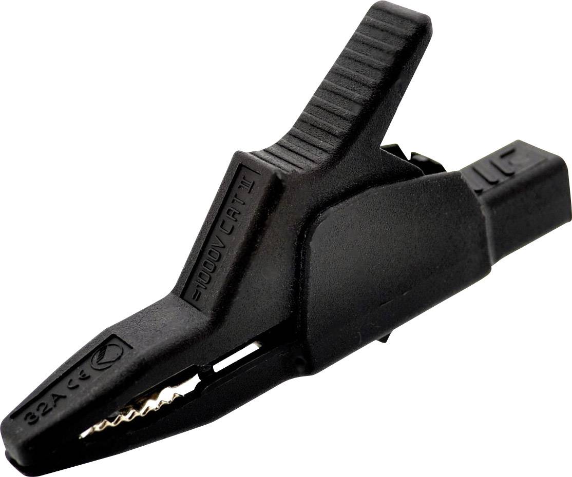 Захват "крокодил" SKS Hirschmann AK 2 B 2540 I, 1000 В, 34 A, 85 мм, черный : 1 шт.