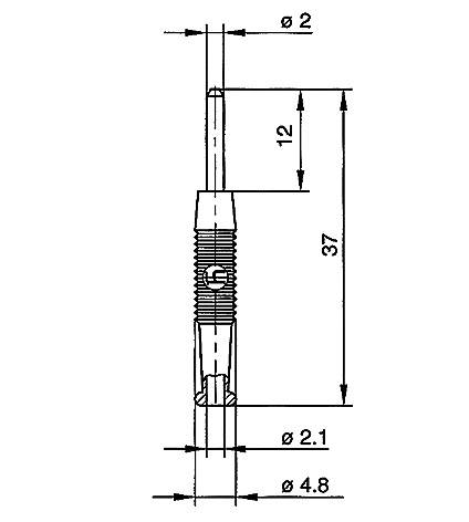 973509103, SKS-HIRSCHMANN MST 3 - Банановый штекер, Ø-контакта: 2 мм, желтый : 1 шт.