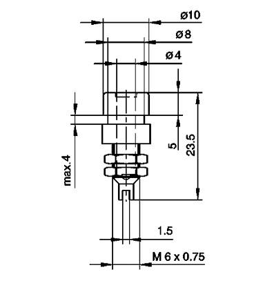 930166103, SKS-HIRSCHMANN BIL 30 - Лабораторное гнездо, Ø-контакта: 4 мм, желтый : 1 шт.