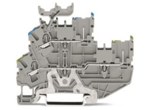 Двухуровневая клемма WAGO 2022-2247/999-953, 2 pin, 0.25мм²-4.0мм², 690В, 20А, (1 шт)