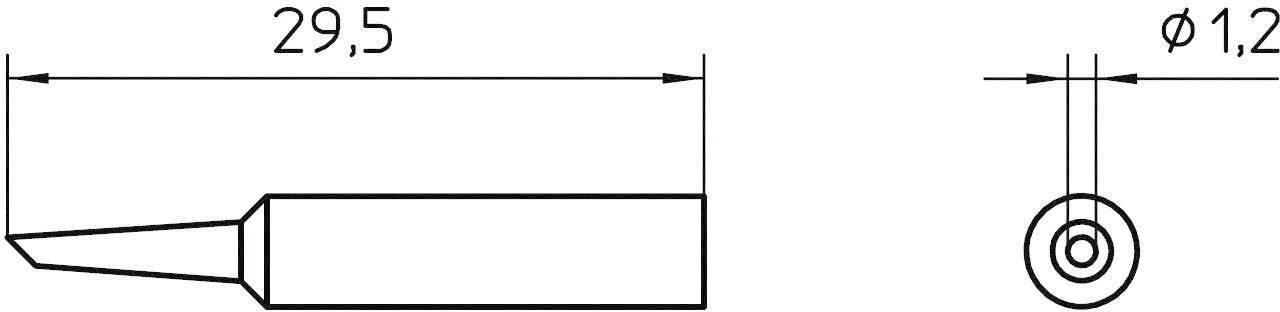 Паяльное жало Weller T0054485599 XNT 4