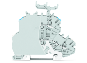 Двухуровневый клеммный блок WAGO 2000-2218/099-000, 2 pin, 0.14мм²-1.5мм², 800В, 16А, (1 шт)
