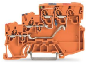 Клемма питания инициатора WAGO 2000-5352/1102-953, 2 pin, 0.14мм²-1.5мм², 250В, 28А, (1 шт)