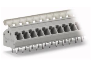 Клемма печатной платы WAGO 256-405/334-000, 5 pin, 0.08мм²-2.5мм², 320В, 24А, CS: 5мм, (1 шт)