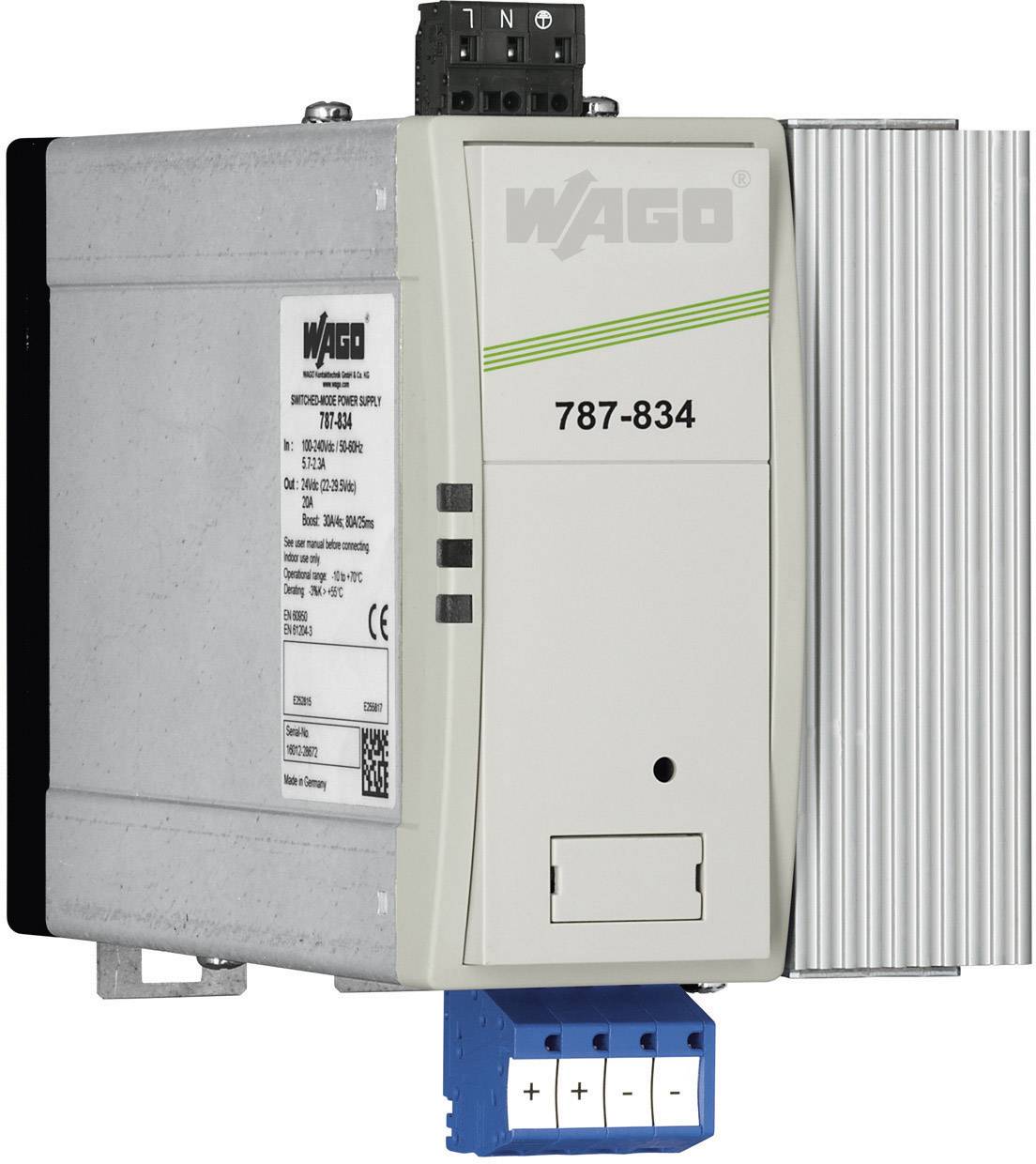 Блок питания на DIN-рейке WAGO 787-834 EPSITRON® PRO POWER