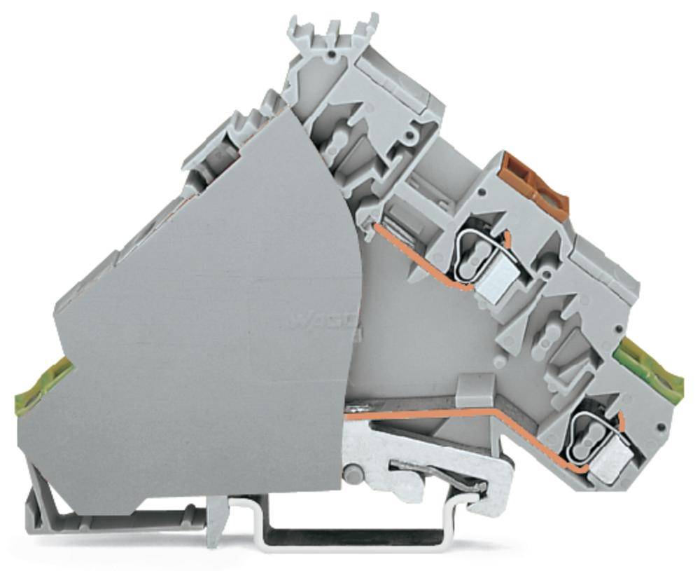 Клемма привода WAGO 280-586, 2 pin, 0.08мм² - 2.50мм², 400В, 20А, конф: L, (50 шт)