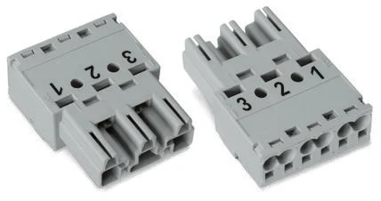 Разъем питания сети WAGO 770-273/073-000, 3 pin, 250В, 25А, (100 шт)