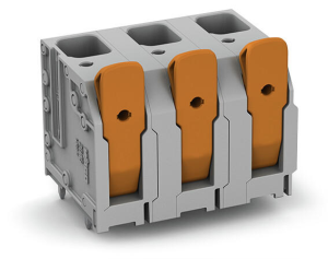 Клемма печатной платы WAGO 2616-3353, 3 pin, 0.75мм²-16мм², 1000В, 76А, CS: 15мм, (1 шт)