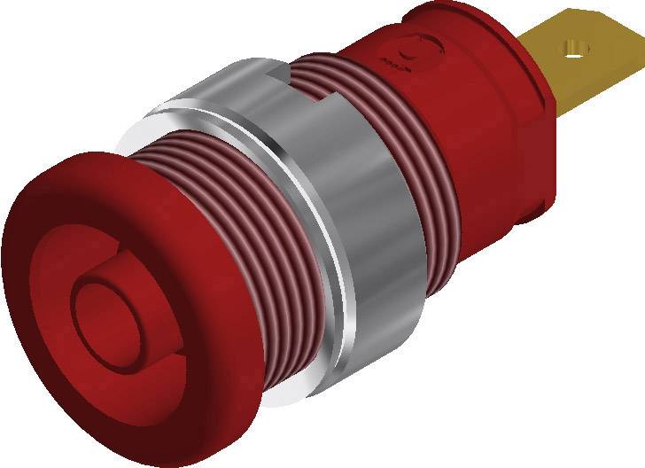 Лабораторная розетка SKS Hirschmann SEB 2610 F4,8 972355101, Ø4 мм, красная